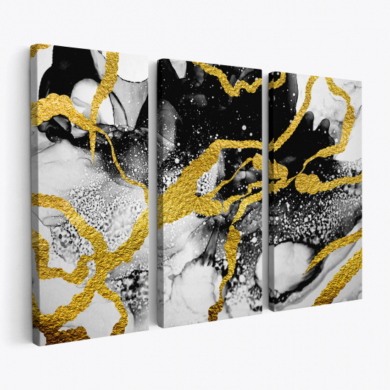 Triptych Canvas Prints - Abstract