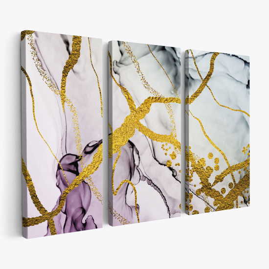 Triptych Canvas Prints - Abstract