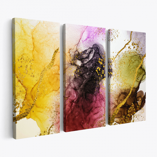 Triptych Canvas Prints - Abstract