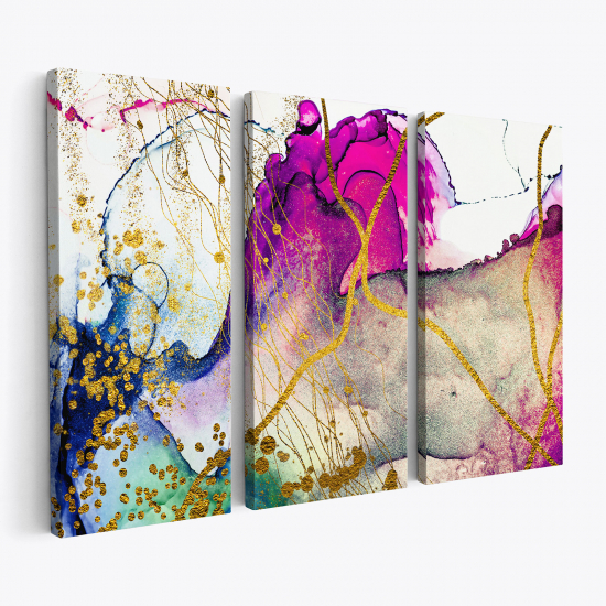 Triptych Canvas Prints - Abstract