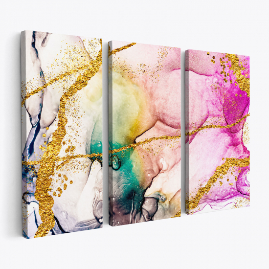 Triptych Canvas Prints - Abstract