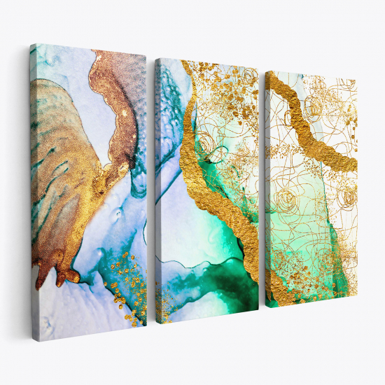 Triptych Canvas Prints - Abstract