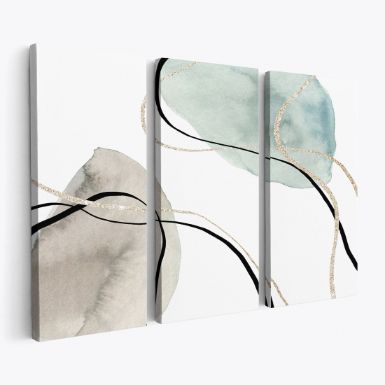 Triptych Canvas Prints - Abstract