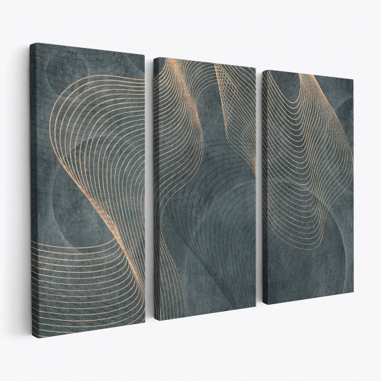 Triptych Canvas Prints - Abstract