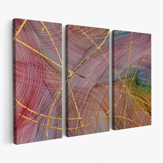 Triptych Canvas Prints - Abstract