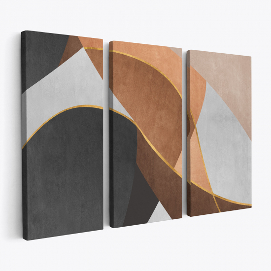 Triptych Canvas Prints - Abstract