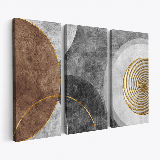 Triptych Canvas Prints - Abstract