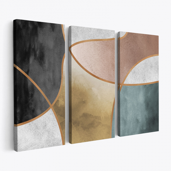 Triptych Canvas Prints - Abstract