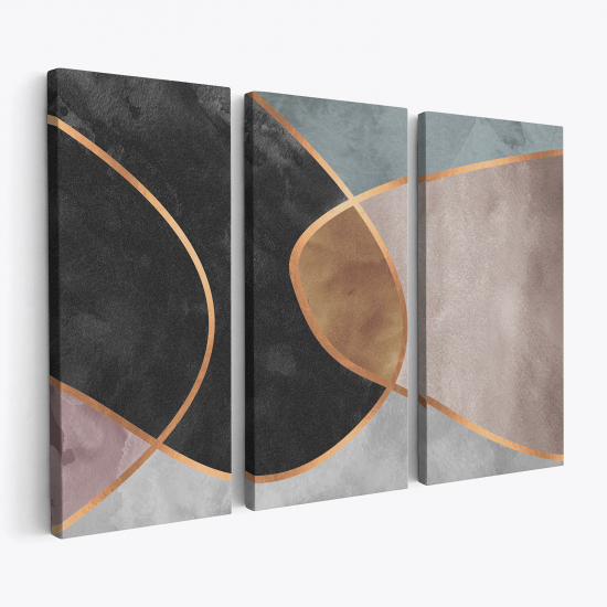 Triptych Canvas Prints - Abstract