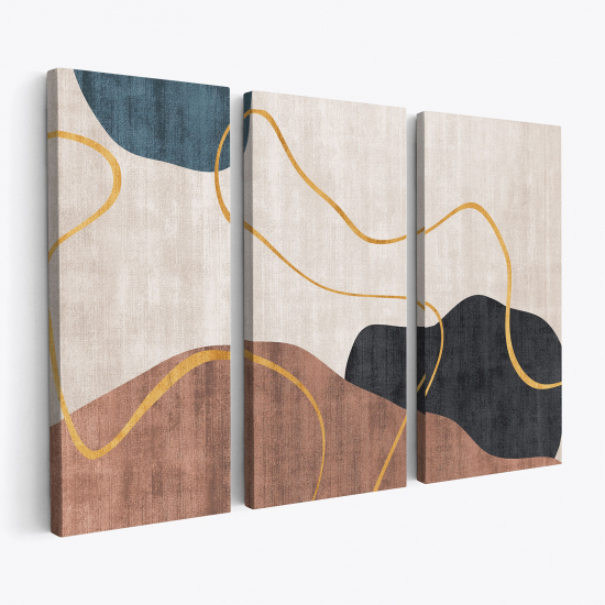 Triptych Canvas Prints - Abstract