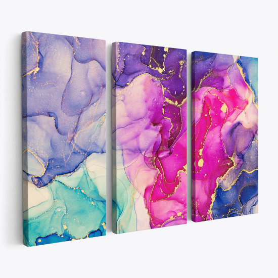 Triptych Canvas Prints - Abstract