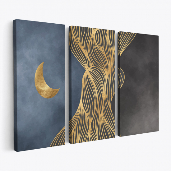 Triptych Canvas Prints - Abstract