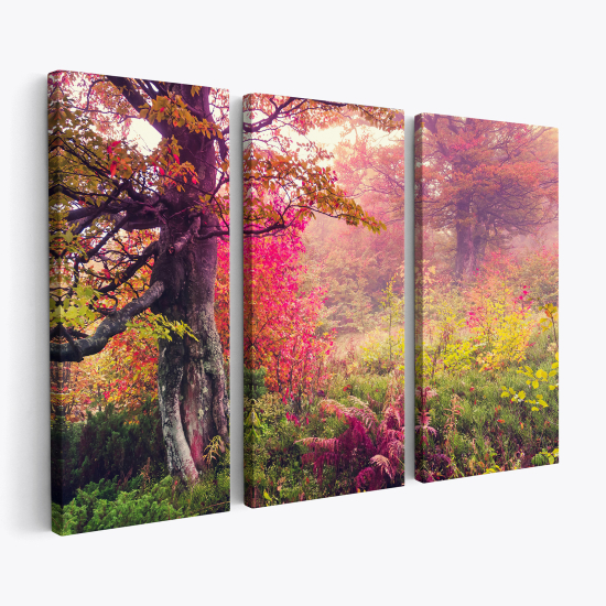 Triptych Canvas Prints - Autumn nature