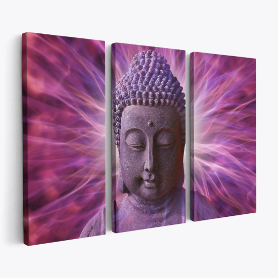 Triptych Canvas Prints - Buddha