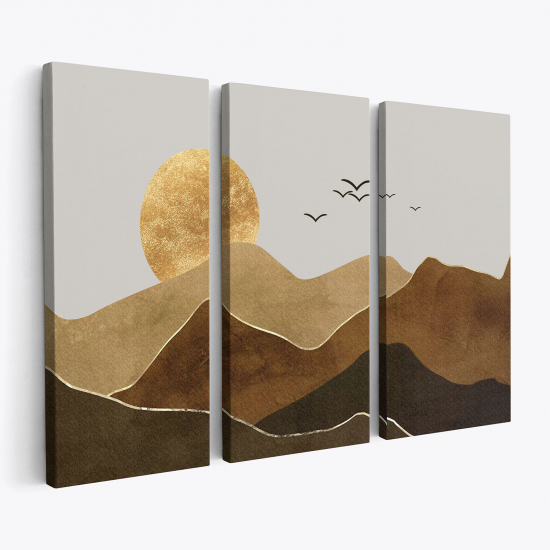 Triptych Canvas Prints - Desert Landscape