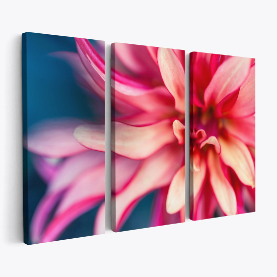 Triptych Canvas Prints - Flowers