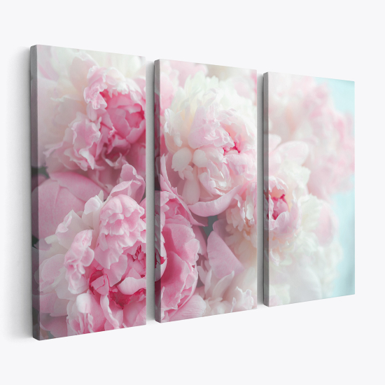 Triptych Canvas Prints - Flowers