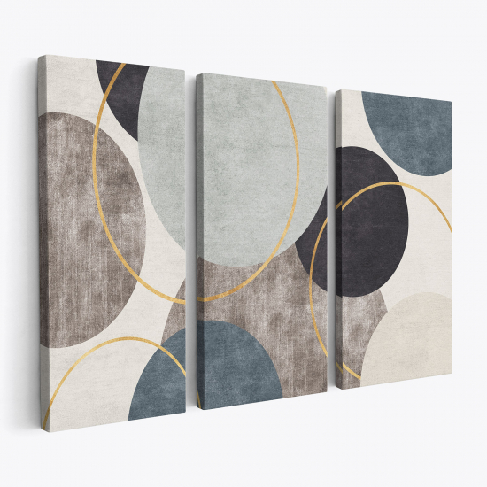 Triptych Canvas Prints - Geometric