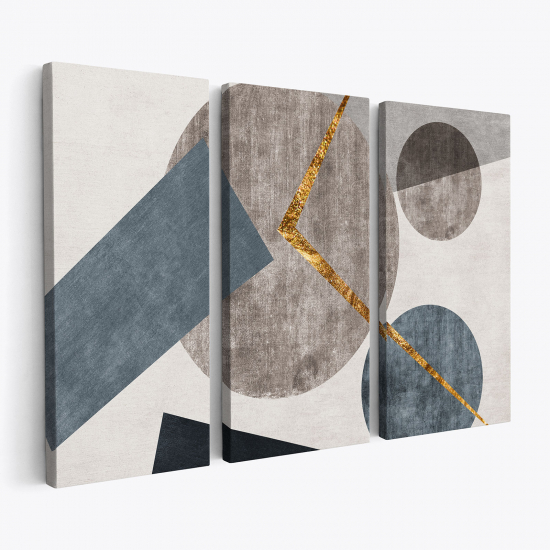 Triptych Canvas Prints - Geometric