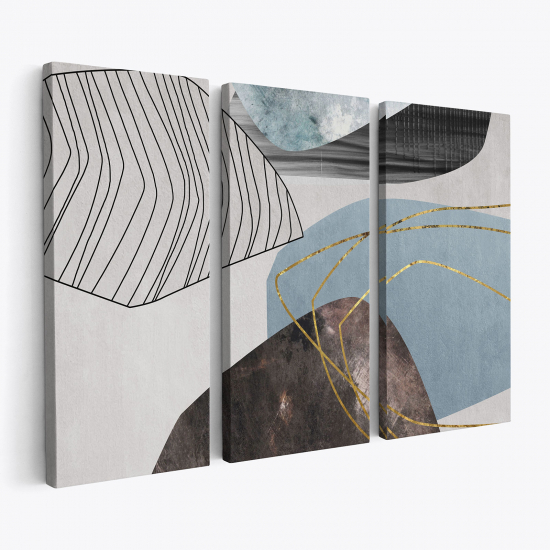 Triptych Canvas Prints - Geometric