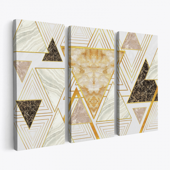 Triptych Canvas Prints - Geometric Patterns