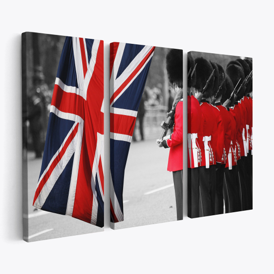 Triptych Canvas Prints - London