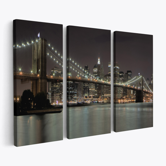 Triptych Canvas Prints - New York