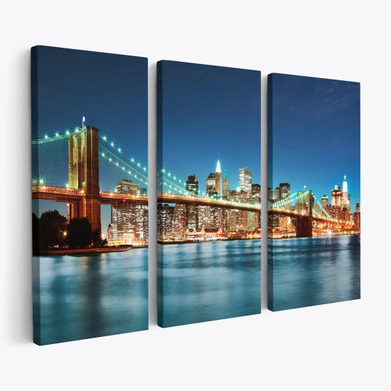 Triptych Canvas Prints - New York