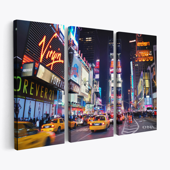 Triptych Canvas Prints - New York