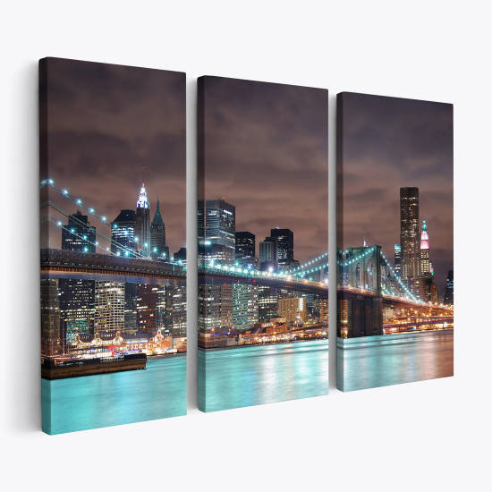 Triptych Canvas Prints - New York