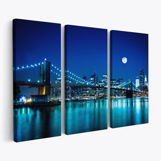 Triptych Canvas Prints - New York