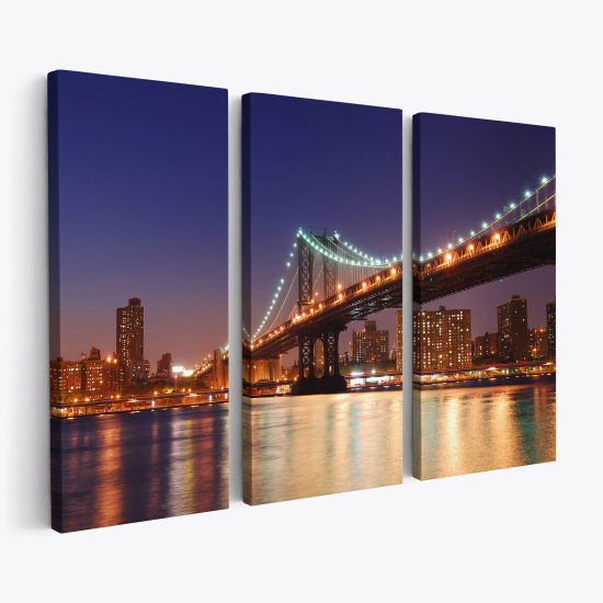 Triptych Canvas Prints - New York