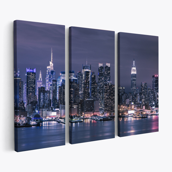 Triptych Canvas Prints - New York