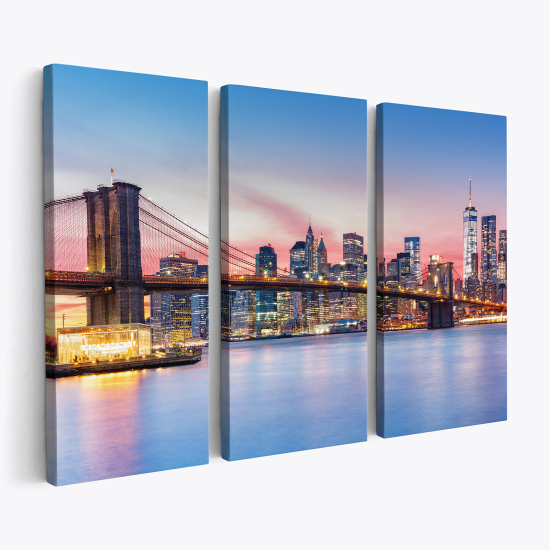 Triptych Canvas Prints - New York