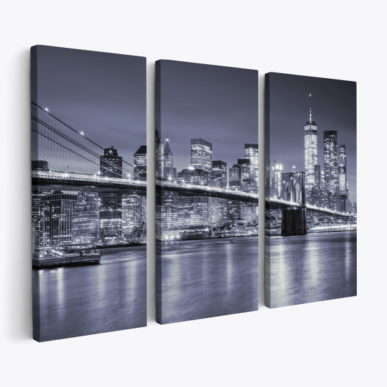 Triptych Canvas Prints - New York