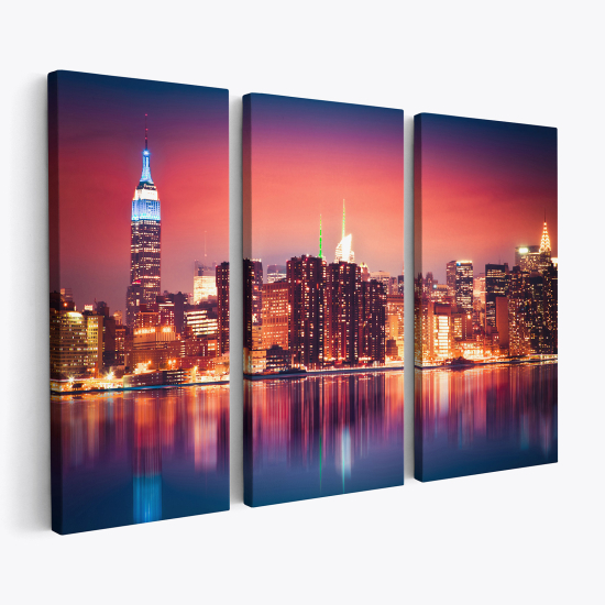 Triptych Canvas Prints - New York