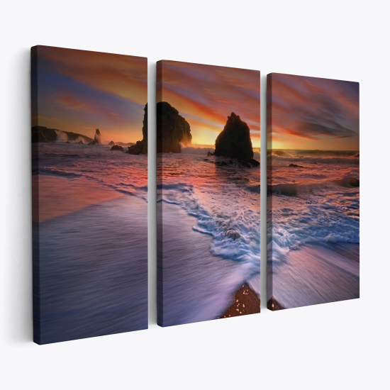 Triptych Canvas Prints - Sea view