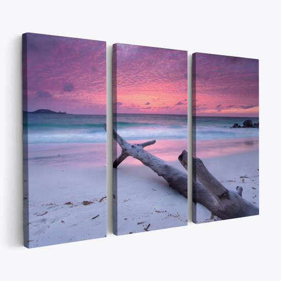 Triptych Canvas Prints - Sea View