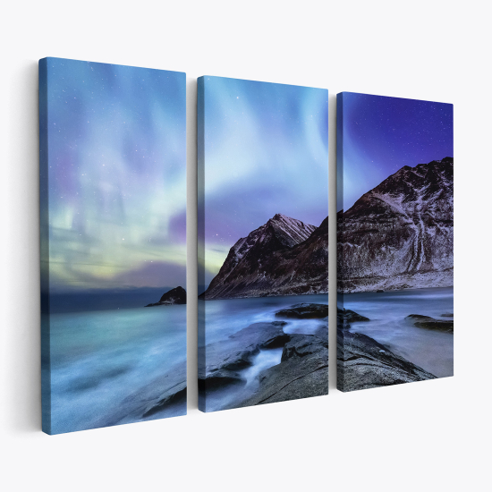 Triptych Canvas Prints - Sea View