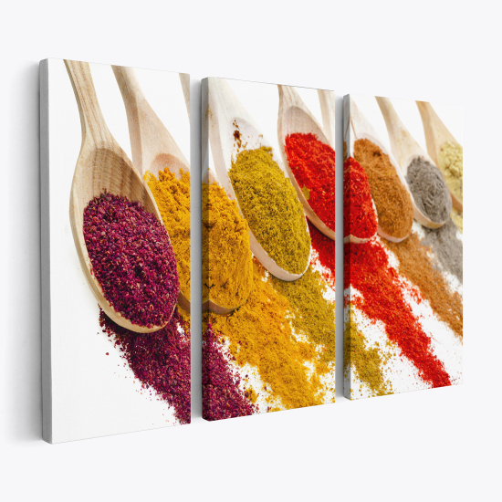 Triptych Canvas Prints - Spices