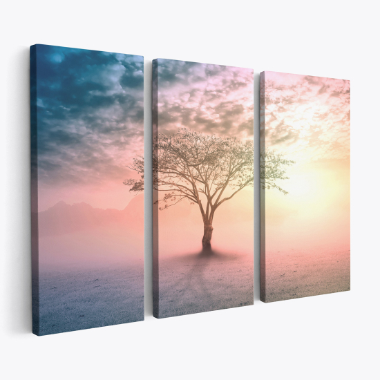 Triptych Canvas Prints - Tree