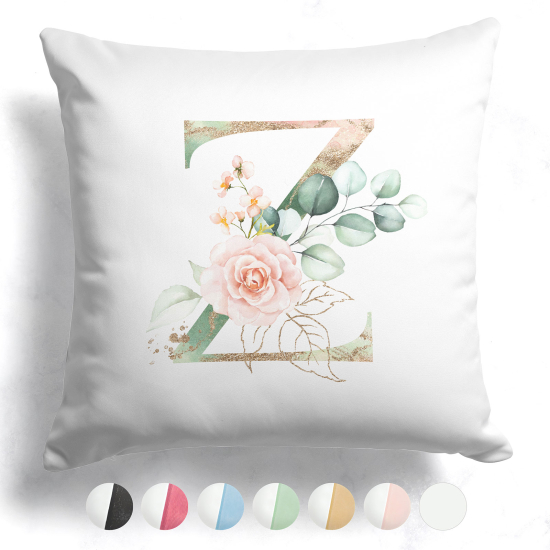 Two-Tone Monogram Pillow - Z