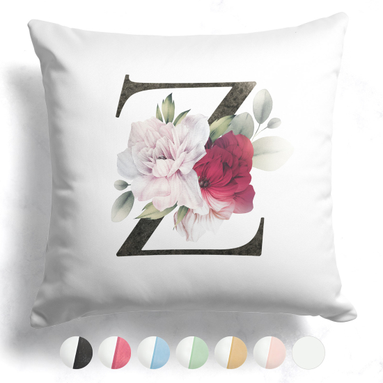 Two-Tone Monogram Pillow - Z