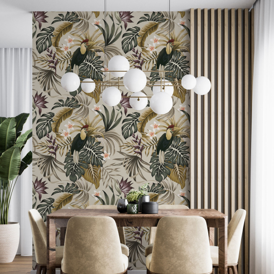 Wall Mural - Wallpaper - Botanical pattern