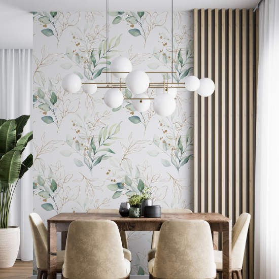 Wall Mural - Wallpaper - Botanical pattern