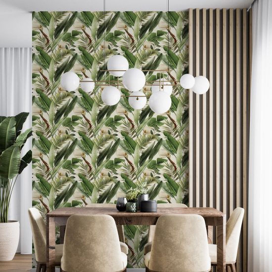 Wall Mural - Wallpaper - Botanical pattern