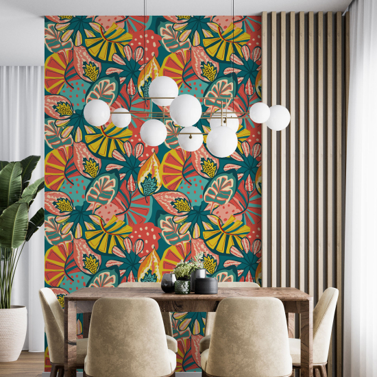 Wall Mural - Wallpaper - Botanical pattern