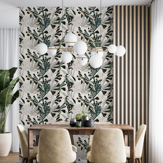 Wall Mural - Wallpaper - Botanical pattern