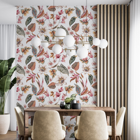 Wall Mural - Wallpaper - Botanical pattern