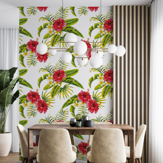 Wall Mural - Wallpaper - Floral pattern